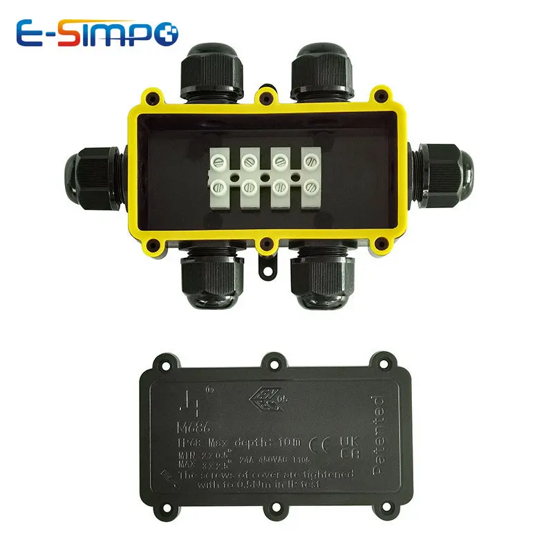 6Way 1IN5Out IP68 Underwater P - Outdoor Lighting Wire Connectors incelemesi ve fiyatı