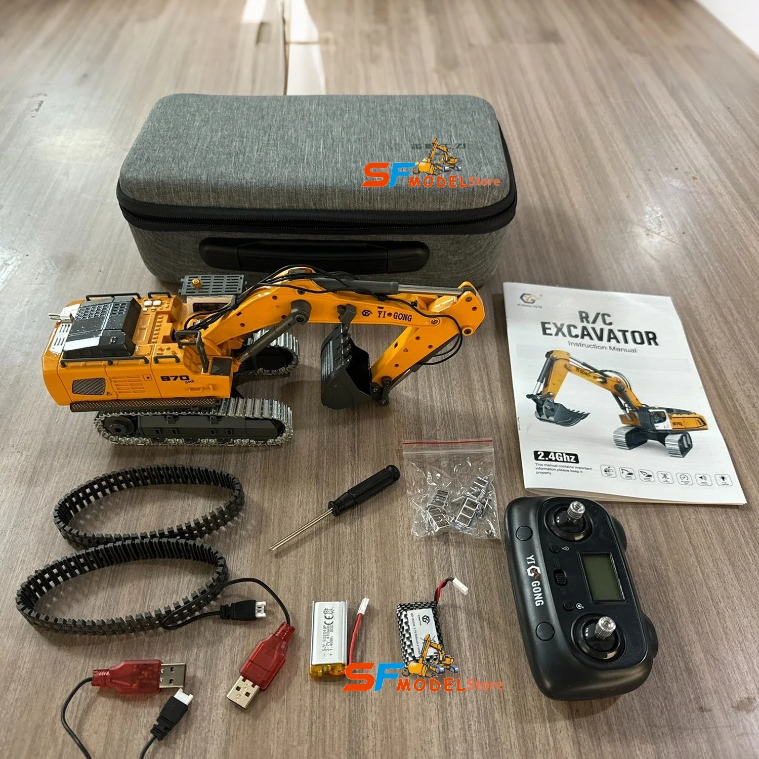 1/50 970 520 Mini RC Excavator - Wired Pathway Light incelemesi ve fiyatı