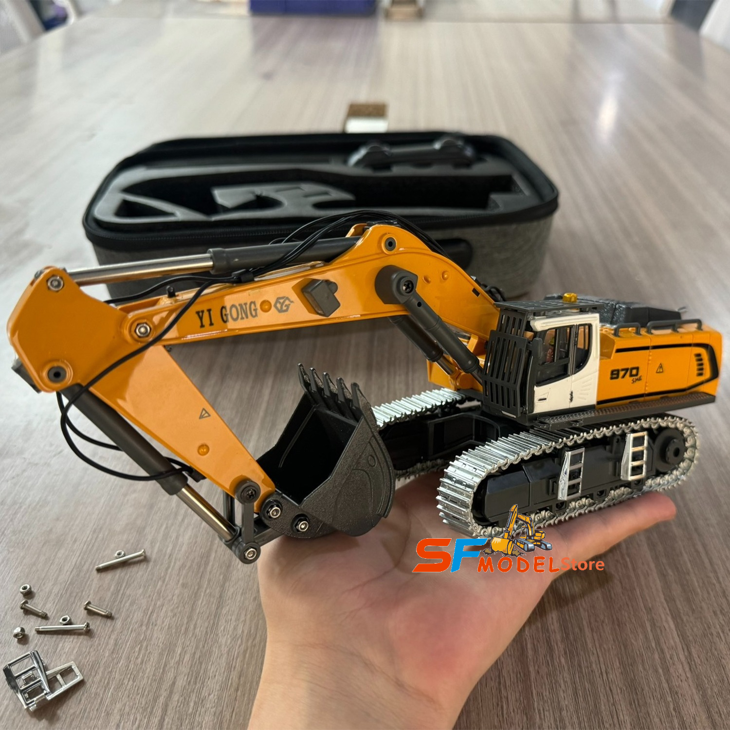 1/50 970 520 Mini RC Excavator - Wired Pathway Light incelemesi ve fiyatı