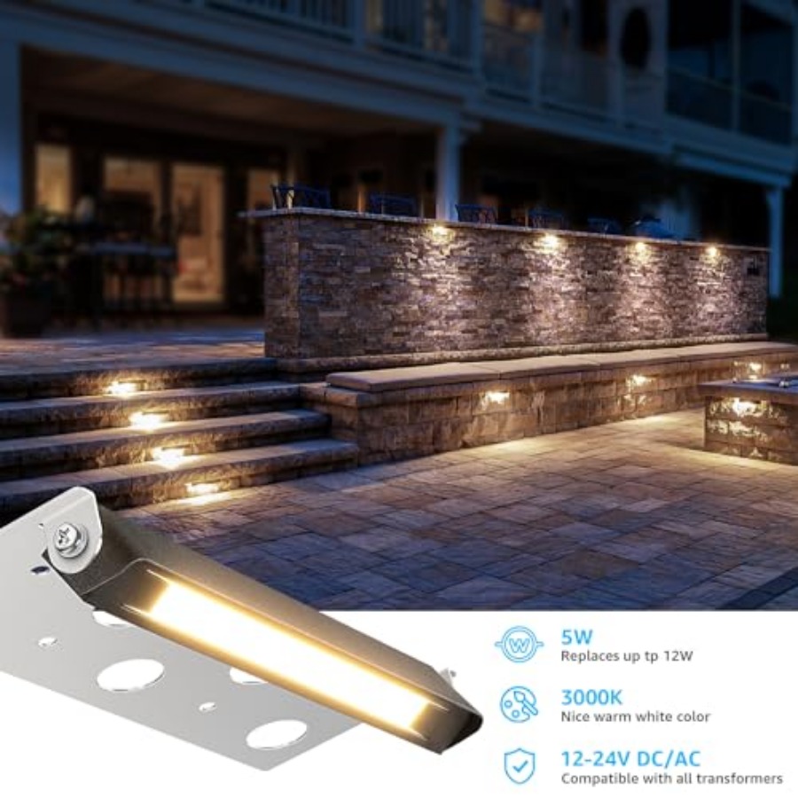 7 Inch Hardscape Lighting 5W L - Outdoor Lighting For Steps incelemesi ve fiyatı