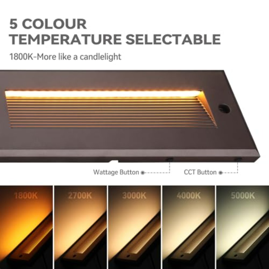 5W/4W/3W Dimmable 5CCT Low Vol - Outdoor Lighting For Steps incelemesi ve fiyatı