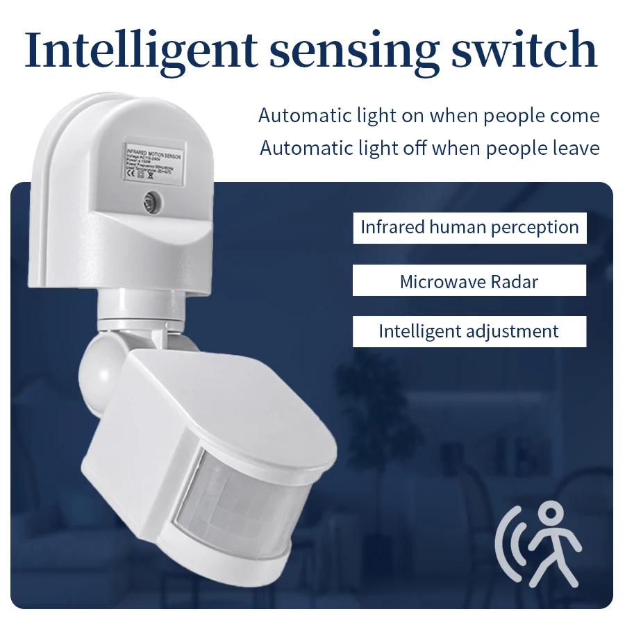 100-240V 12V PIR Motion Sensor - Outdoor Lighting Switch incelemesi ve fiyatı