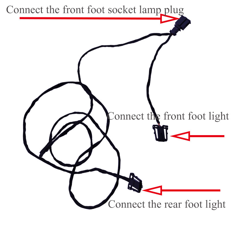car interior Footwell Light fo - Wired Pathway Light incelemesi ve fiyatı