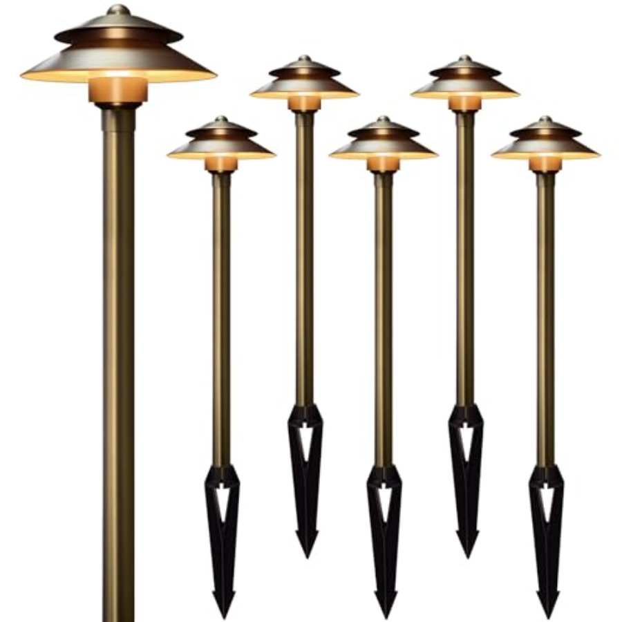 Solid Brass Low Voltage Landsc - Wired Pathway Light incelemesi ve fiyatı