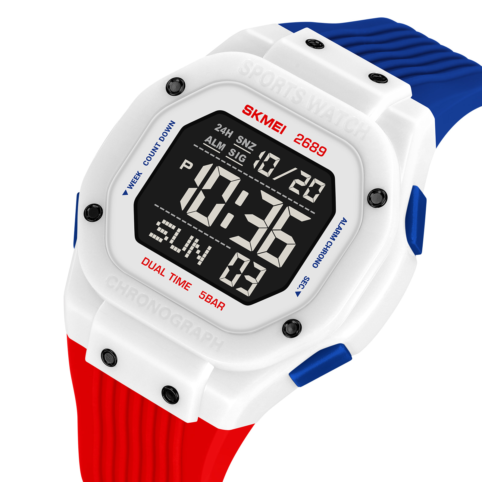 SKMEI 2689 Fashion Wristwatch  - Outdoor Lighting For Steps incelemesi ve fiyatı