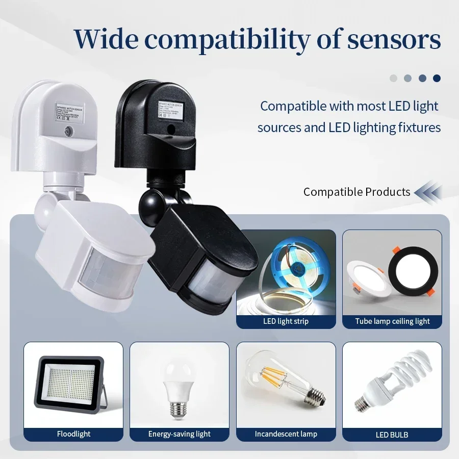 12V PIR Motion Sensor 110-240V - Outdoor Lighting Switch incelemesi ve fiyatı